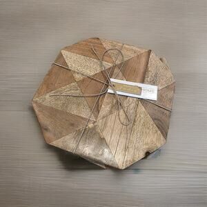 NWT Natural Home Set Of 2‎ Trivets Octagon